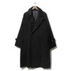 ULTERIOR PURE CASHMERE BEAVER OVER COAT BLACK ULCT06-20C48U画像