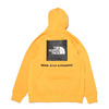 THE NORTH FACE BACK SQUARE LOGO HOODIE SUMMIT GOLD NT62040-SG画像