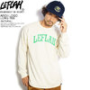 LEFLAH ARCH LOGO LONG TEE -NATURAL-画像