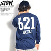 LEFLAH TEAM LOGO LONG TEE -NAVY-画像