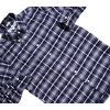 INDIVIDUALIZED SHIRTS L/S STANDARD FIT B.D. CHECK FLANNEL SHIRTS navy x grey画像