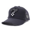 YOSHINORI KOTAKE CHECKER FLAG 7LOGO MESH CAP DARK GRAY画像