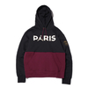 JORDAN BRAND AS M J PSG FLC PO HOODIE BLACK/BORDEAUX/METALLIC GOLD/WHITE CK9774-010画像