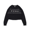 PUMA STYLE CAT SATIN CREW WMNS BLACK 587686-01画像