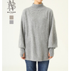 BATONER CASHMERE FOX HIGH NECK TUNIC BN-20FL-040画像