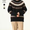 BATONER MOHAIR NORDIC CREW NECK BN-20FL-054画像