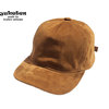 YUKETEN ITALY SUEDE CAP golden brown画像