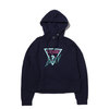 GUESS HOODY ICON FLEECE BLUE W0BQ04K68I0-G72画像