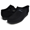 Clarks WALLABEE BLACK SUEDE 26155519画像