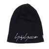 Yohji Yamamoto × NEW ERA 20AW SOFT ACRYLIC BEANIE BLACK画像