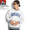 BEN DAVIS COLLEGE LOGO CREWNECK SWEAT -OATMEAL- C-0780064画像