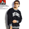 BEN DAVIS COLLEGE LOGO CREWNECK SWEAT -BLACK- C-0780064画像