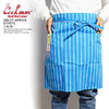 COOKMAN WAIST APRON STRIPE -L/BLUE- 233-91920画像