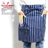 COOKMAN WAIST APRON STRIPE -NAVY- 233-91921画像