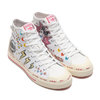 adidas NIZZA HI RF FOOTWEAR WHITE/FOOTWEAR WHITE/WONDER GLOW GZ8838画像