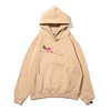 APPLEBUM Flower Logo Sweat Parka SAND画像