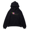 APPLEBUM Flower Logo Sweat Parka BLACK画像