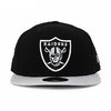 NEW ERA LAS VEGAS RAIDERS 9FIFTY SNAPBACK CAP BLACK GREY NR11872959画像