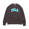 FILA COLLEGE LOGO CREWNECK CHARCOAL GREY FS0109-31画像