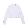 NIKE AS W NSW TEE LS MOCK LOVE WHITE DB9736-100画像