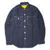 Levi's RED DENIM WOVEN SHIRT DEEP OCEAN BEACH A0143-0000画像