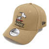 NEW ERA 9FORTY PEANUTS ピーナッツ スヌーピー スケートボード カーキ 12653775画像