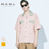 MSML/MUSIC SAVED MY LIFE COLOR OPEN COLLAR SHORT SLEEVE SHIRT M11-02A1-SS04画像