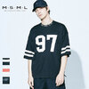 MSML/MUSIC SAVED MY LIFE FOOTBALL BIG TEE M11-02A1-CS01画像