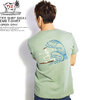 The Endless Summer TES SURF SKULL EMB T-SHIRT -GREEN GRAY- KE-1574302画像