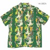 SUN SURF S/S RAYON HAWAIIAN SHIRT "TARO LEAF AND ANGEL'S TRUMPET" SS38562画像