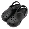 crocs Classic Platform Clog W Black 206750-001画像