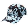 YOSHINORI KOTAKE DESIGN ALOHA柄 6-Panel CAP BLACKxBLUE画像