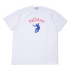 Noah × UNION 21SS SMALL LOGO LOCKUP TEE WHITE画像