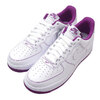 NIKE AIR FORCE 1 07 WHITE/WHITE-VIOTECH CV1724-105画像