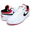 NIKE AIR JORDAN 1 LOW white/gym red-black 553558-118画像