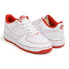 NIKE AIR FORCE 1 (GS) WHITE / WHITE - UNIVERSITY RED CW1575-100画像