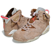 NIKE AIR JORDAN 6 SP TRAVIS SCOTT british khaki/bright crimson DH0690-200画像