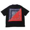 atmos x ELEPHANT BRAND BANDANA TEE BLACK / RED / BLUE MAT21-SM005画像