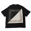 atmos x ELEPHANT BRAND BANDANA TEE BLACK / WHITE / BLACK MAT21-SM005画像