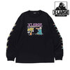 X-LARGE L/S TEE SNAKE CHARMER BLACK 101212011045画像