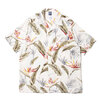 APPLEBUM Flower5021 S/S Aloha Shirt WHITE画像