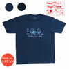 STUDIO D'ARTISAN USAコットンインディゴTシャツ 8037IND画像