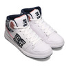 DC SHOES Ws UNIVERSITY MID TX SE WHITE/NAVY DW212002-WHN画像