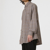 marka WIDE FIT SHIRT - 2/60 wool check hard tumbler - M21C-09SH01C画像