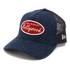 NEW ERA 9FORTY メッシュキャップ Hollywood NAVY 12654394画像