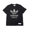 adidas HIROKO TAKAHASHI TREFOIL TOKYO TEE BLACK/WHITE GJ6750画像