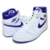 NIKE WMNS AIR JORDAN 1 HIGH OG METALLIC COURT PURPLE white/court purple CD0461-151画像