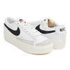 NIKE W BLAZER LOW PLATFORM WHITE / BLACK - SAIL - TEAM ORANGE DJ0292-101画像