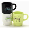 STUSSY 3 People Stacking Mug 138764画像