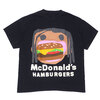 Cactus Jack × McDonald's × CPFM BURGER MOUTH TEE BLACK画像